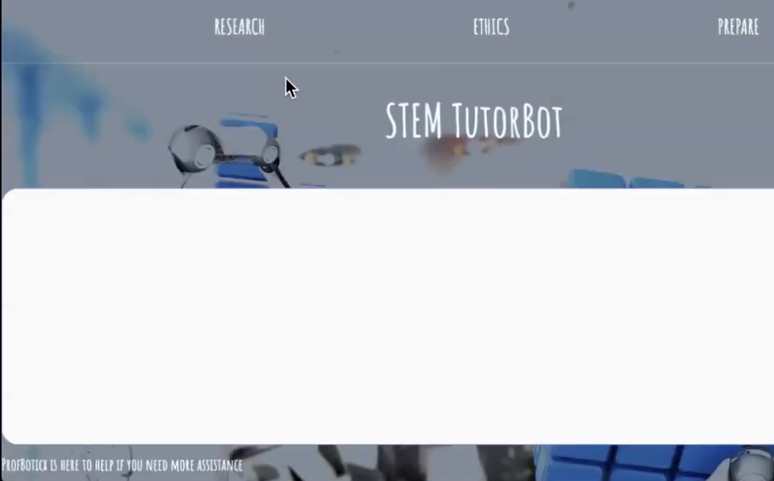 ProfBotix: Math and Programming Tutor Chatbot